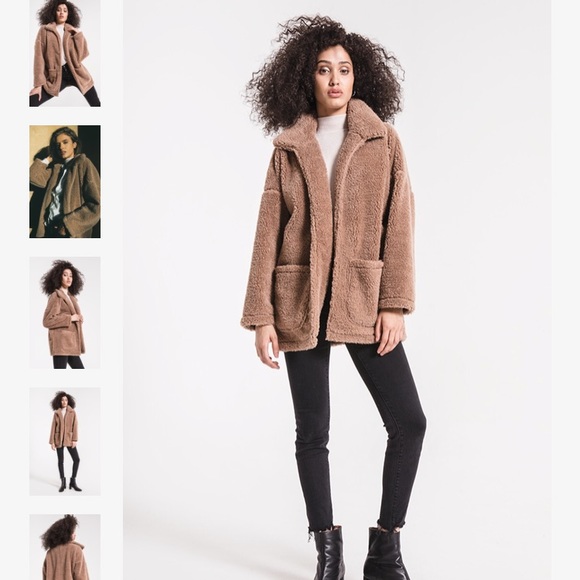 Z Supply Sherpa Teddy Bear Coat 